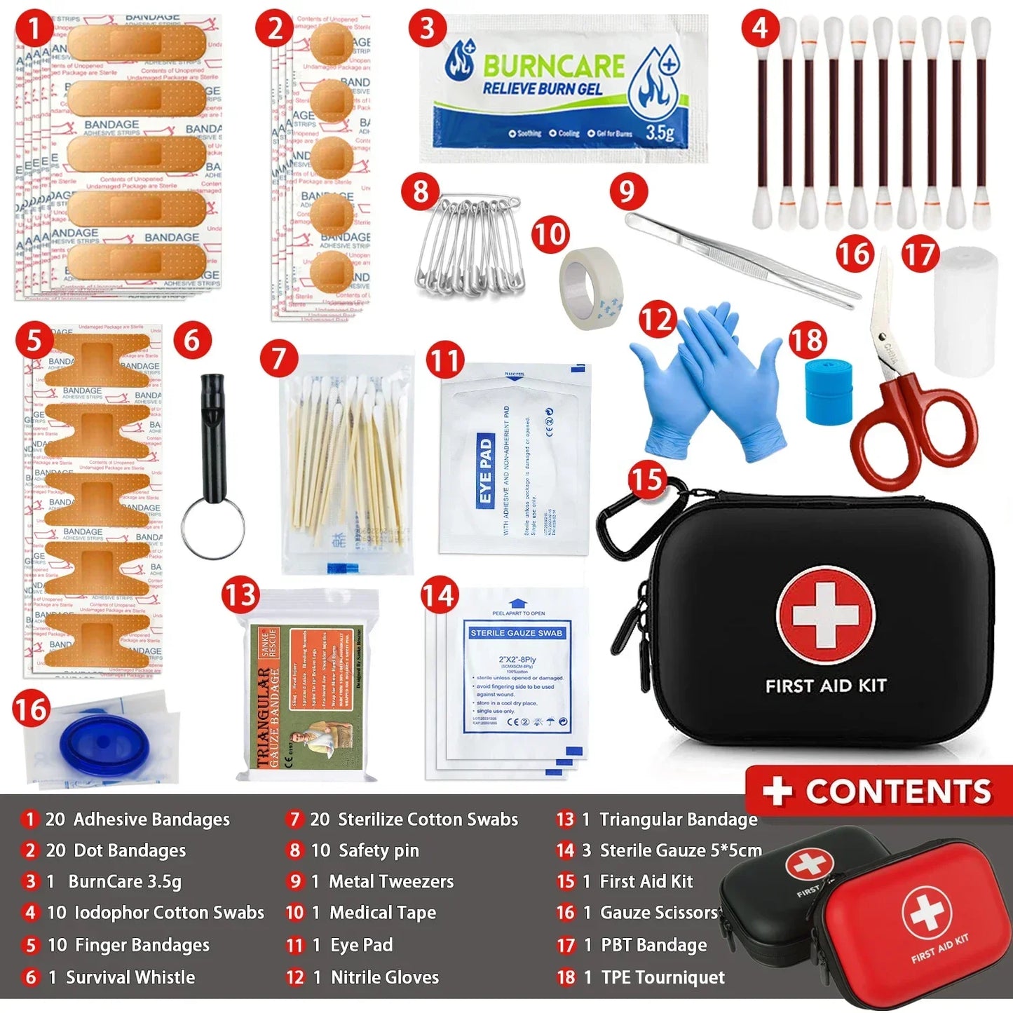 Multi-purpose first aid kit