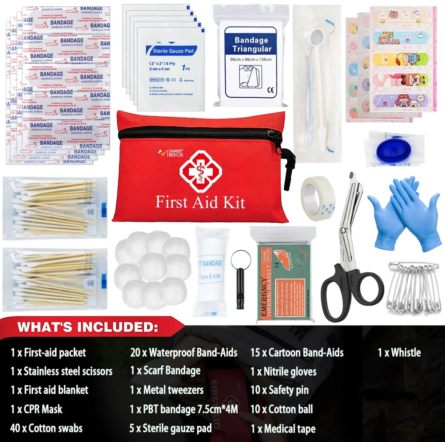 Multi-purpose first aid kit